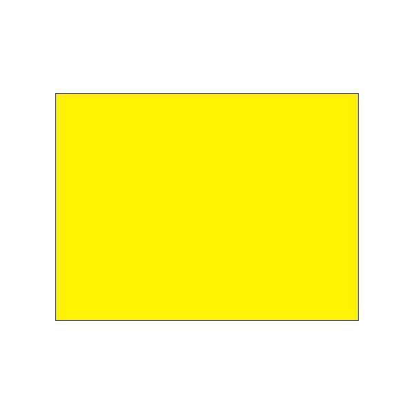 Bsc Preferred 3 x 4'' Fluorescent Yellow Inventory Rectangle Labels BUY00021256 - main